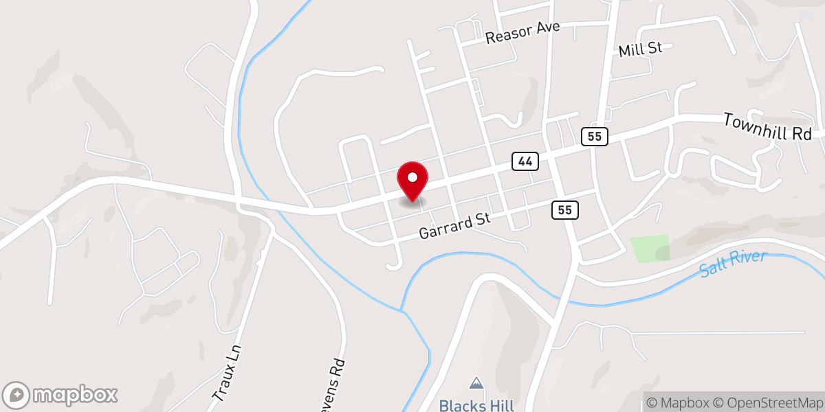 Map showing location of TUMC