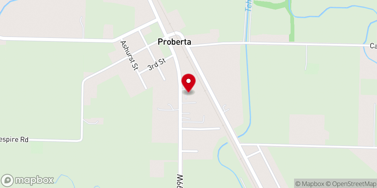 Map showing location of Dollar General