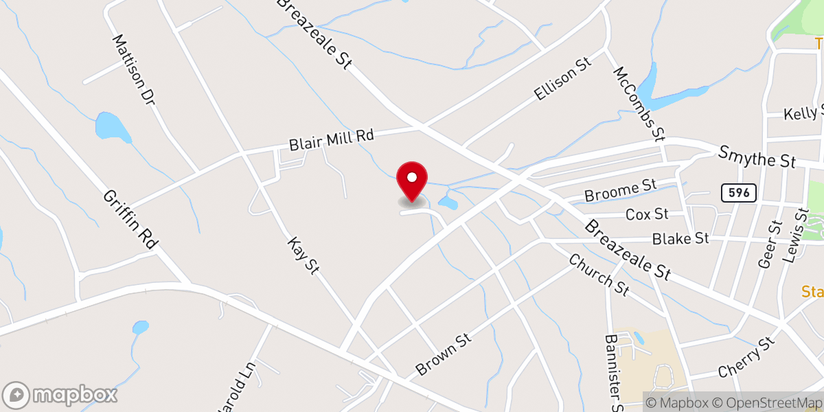 Map showing location of Renewed Faith Ministries