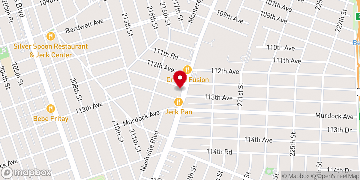 Map showing location of Maranatha Baptist Church