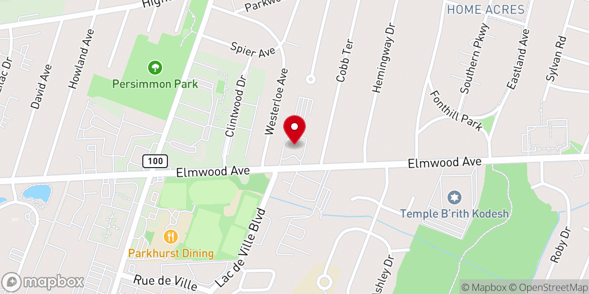 Map showing location of Faith Church