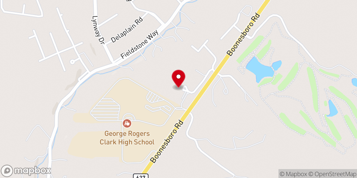 Map showing location of Christview Christian Church