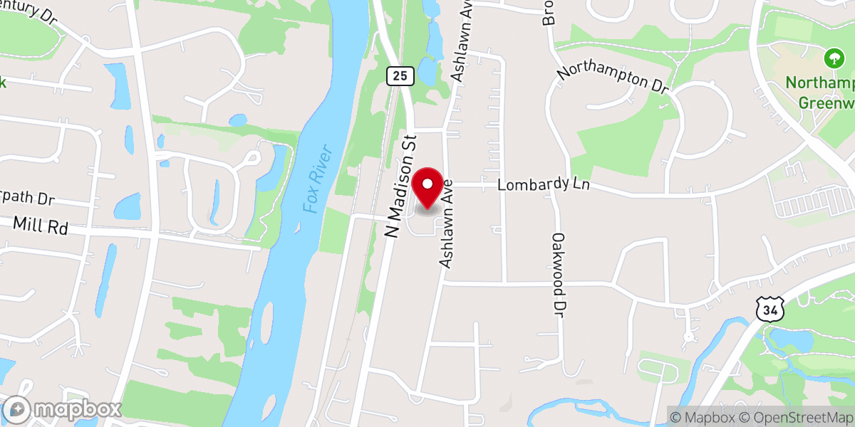Map showing location of God's Gifts Preschool