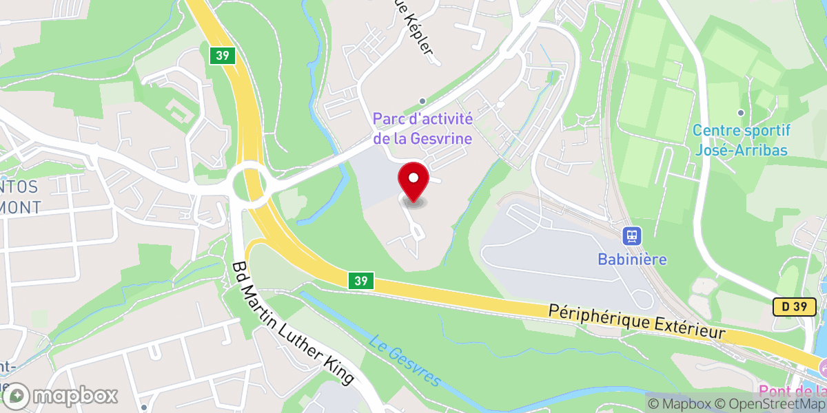 Map showing location of MEG-VIE NANTES