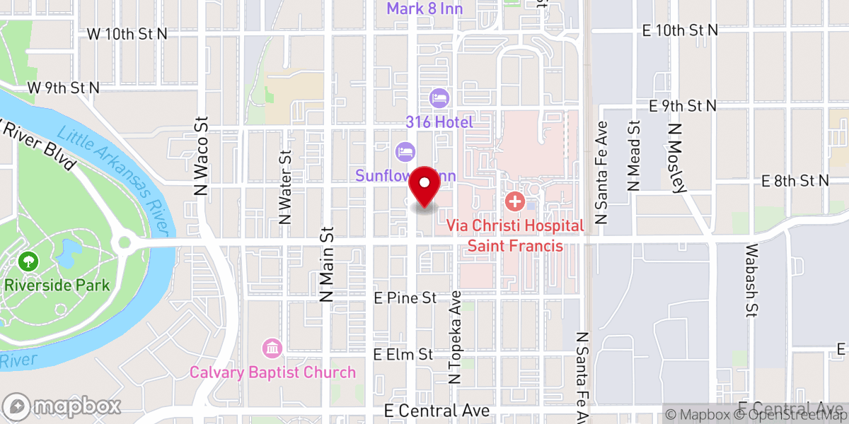 Map showing location of Canaan Community Church