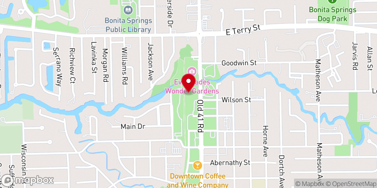 Map showing location of Springs of Bonita Inc