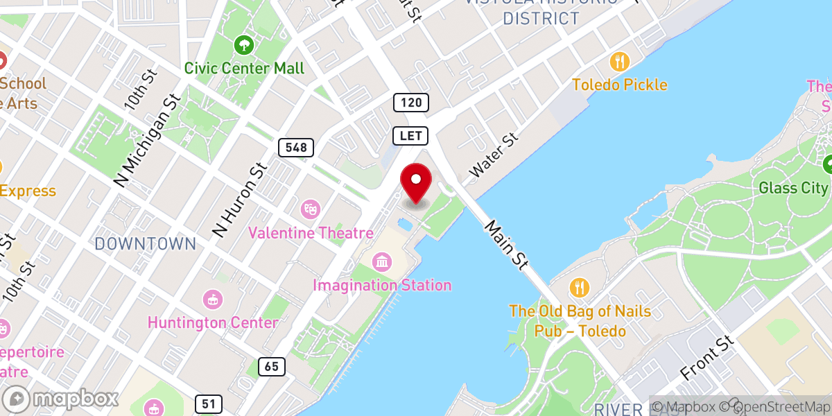 Map showing location of National Conference of Vicars for Religious