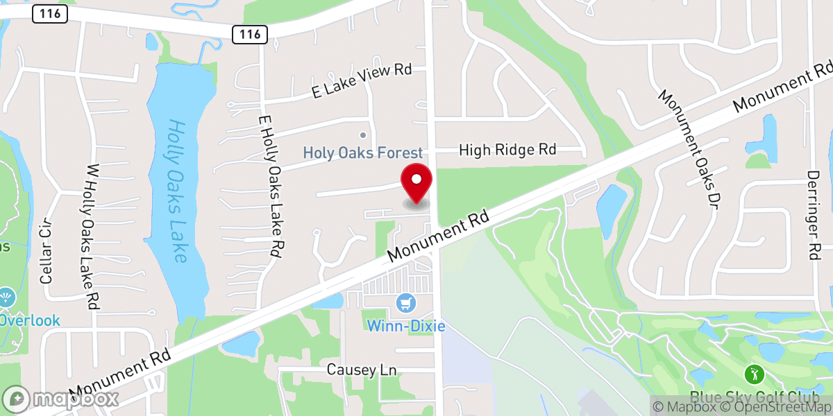 Map showing location of Christian Mens Ministry