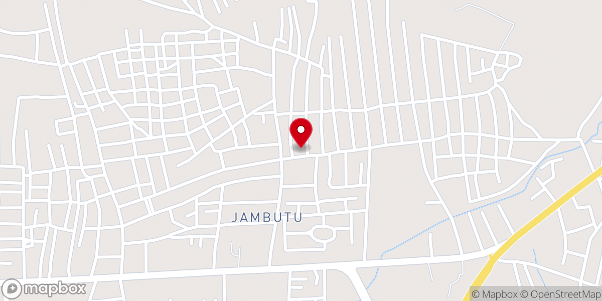 Map showing location of St John of the Cross Jambutu