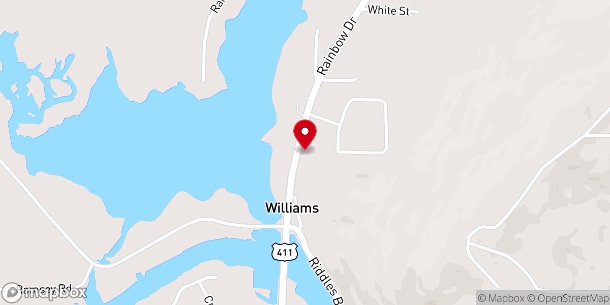 Map showing location of Mount Hope Methodist Church