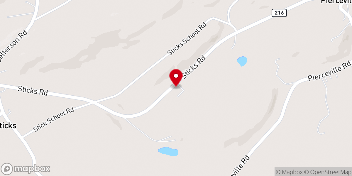 Map showing location of the lord's church at glen rock