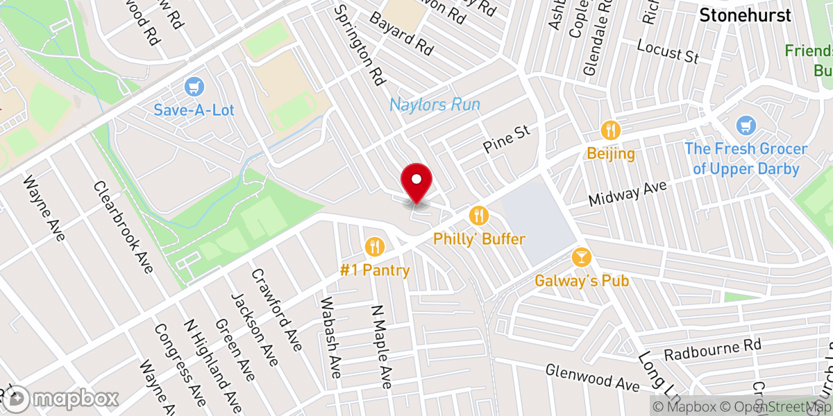 Map showing location of Iglesia Internacional De La Fe Inc