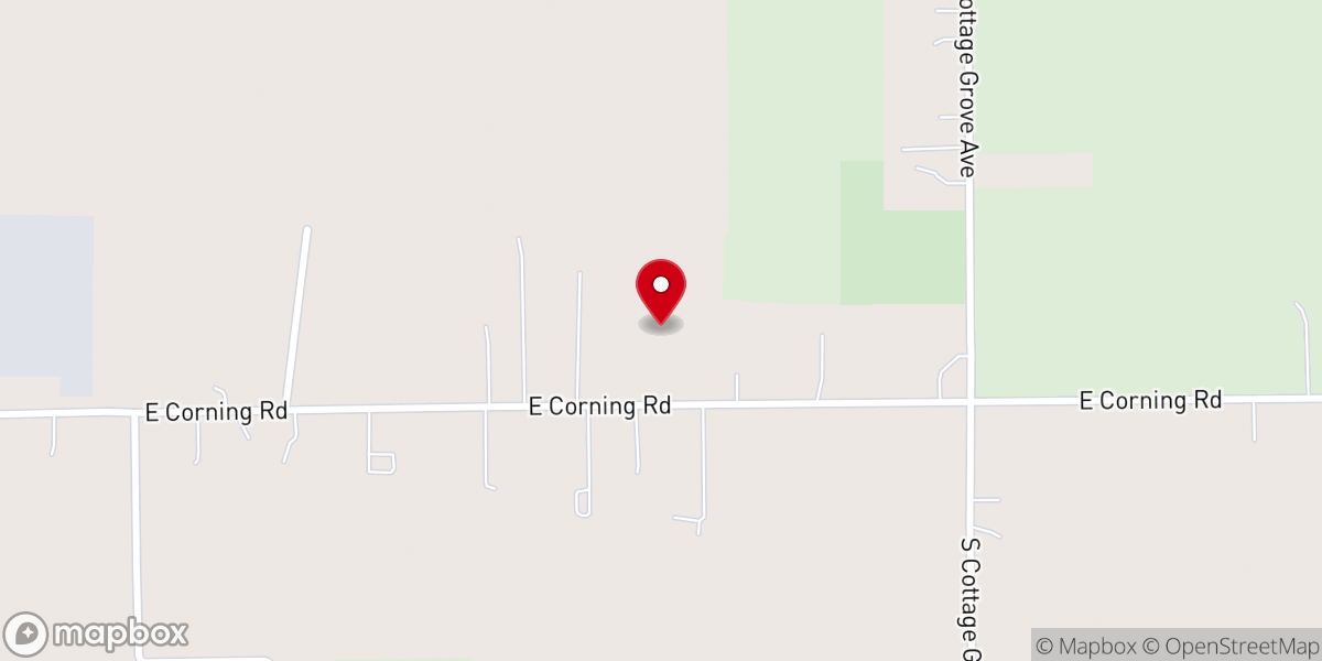 Map showing location of St John United Church-Christ
