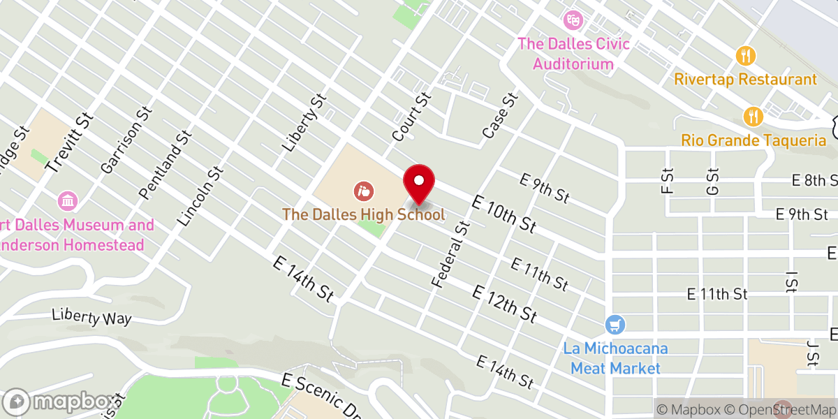 Map showing location of First United Methodist Church