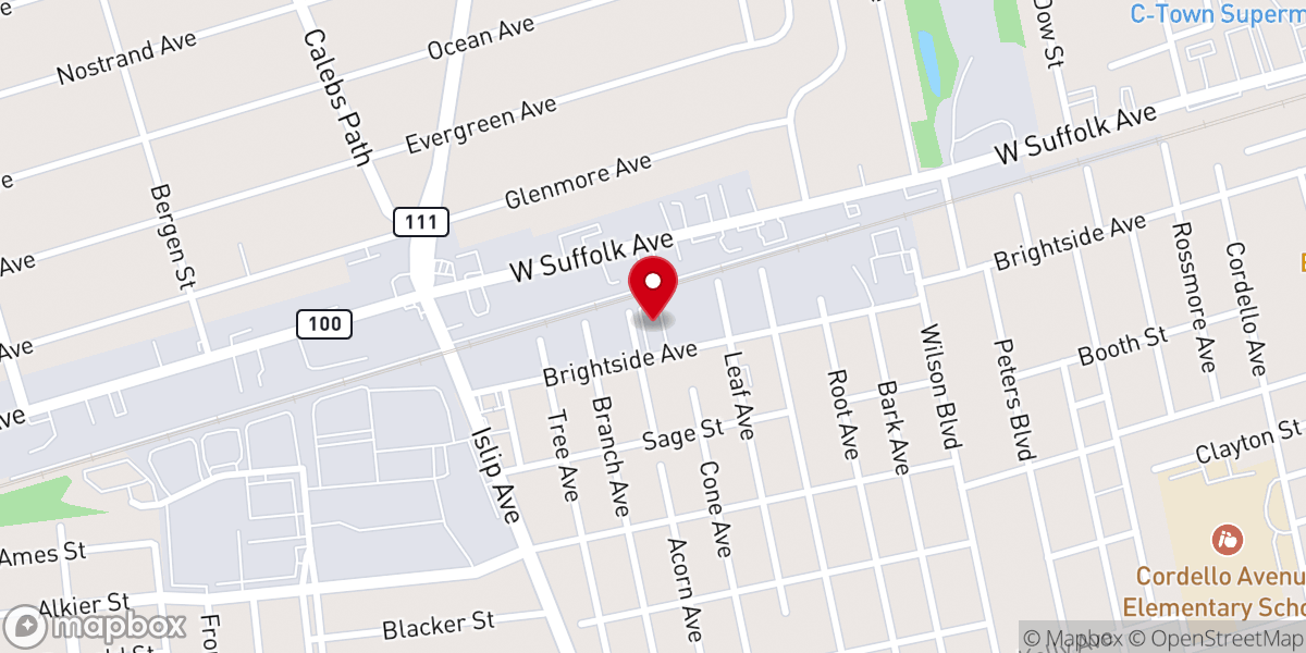 Map showing location of Bible Way Church