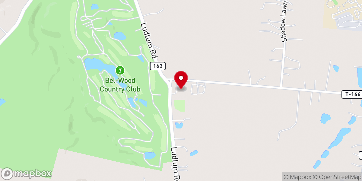 Map showing location of Little Miami Christian Church