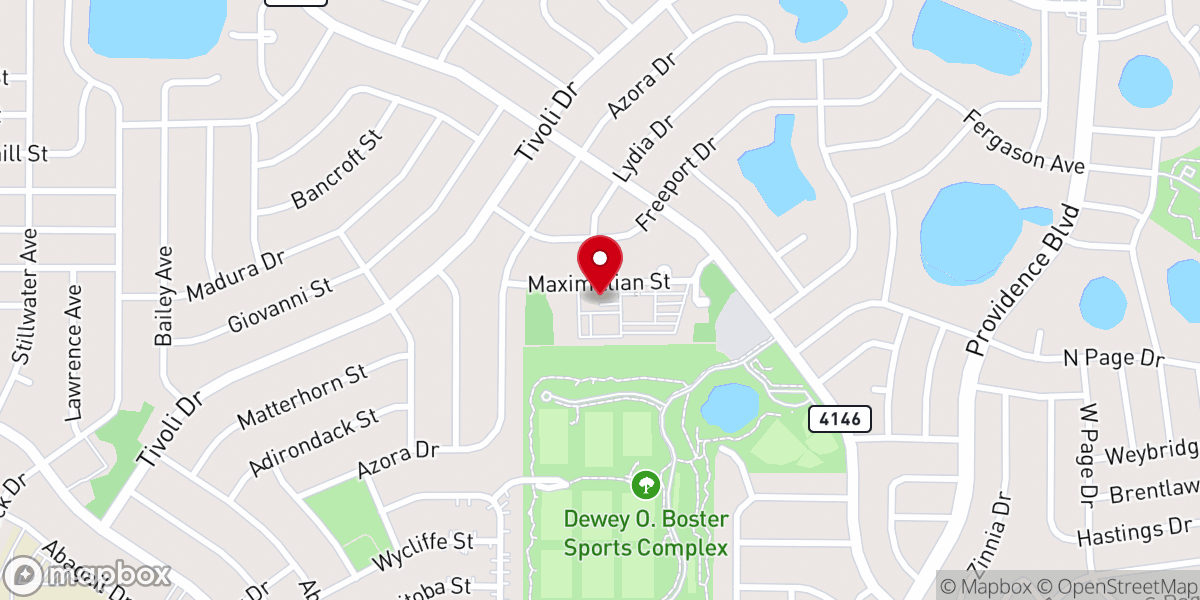 Map showing location of Little Blessings Early Learning Center