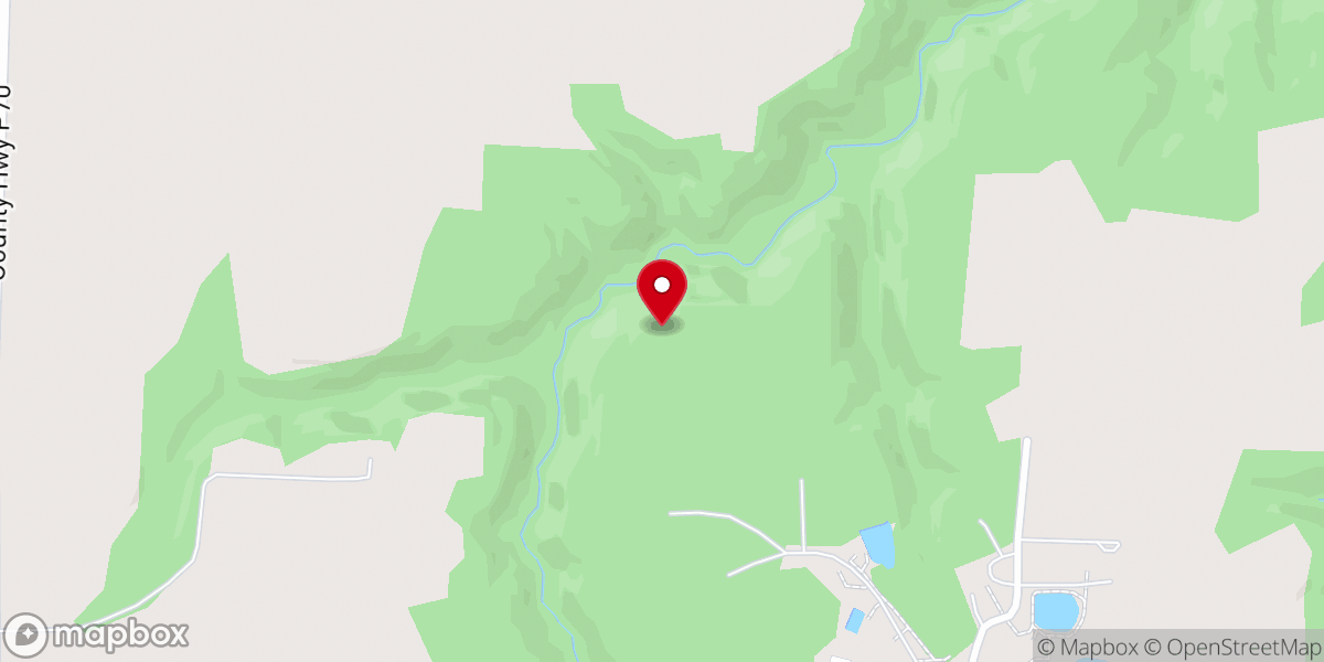 Map showing location of Prayer Tree