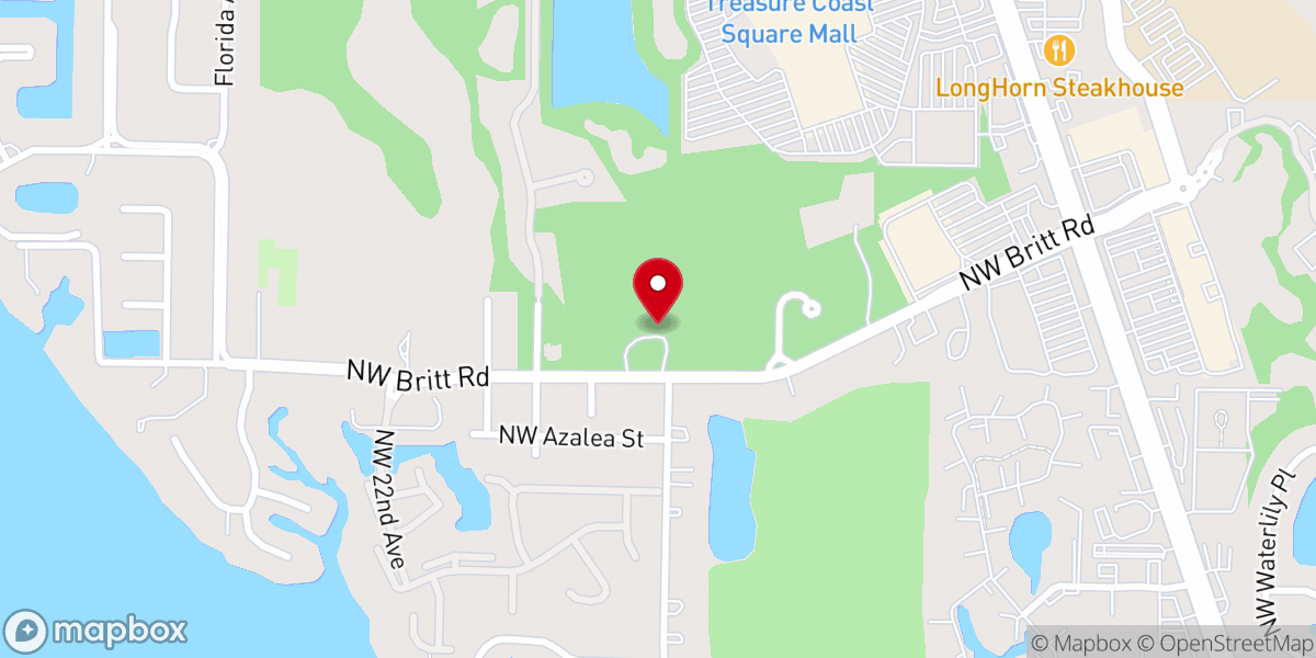 Map showing location of Grace Presbyterian Church (PCA)