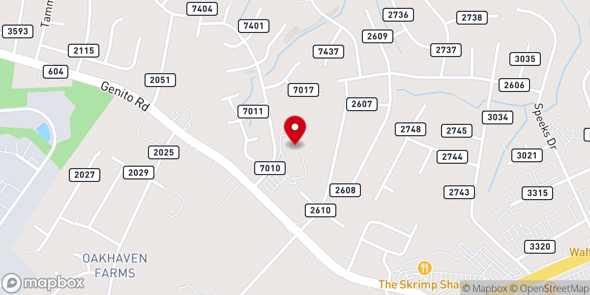 Map showing location of Victory Tabernacle
