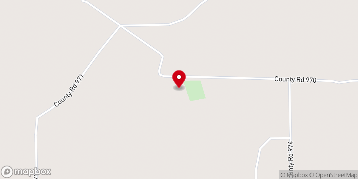 Map showing location of Rocky Branch Church