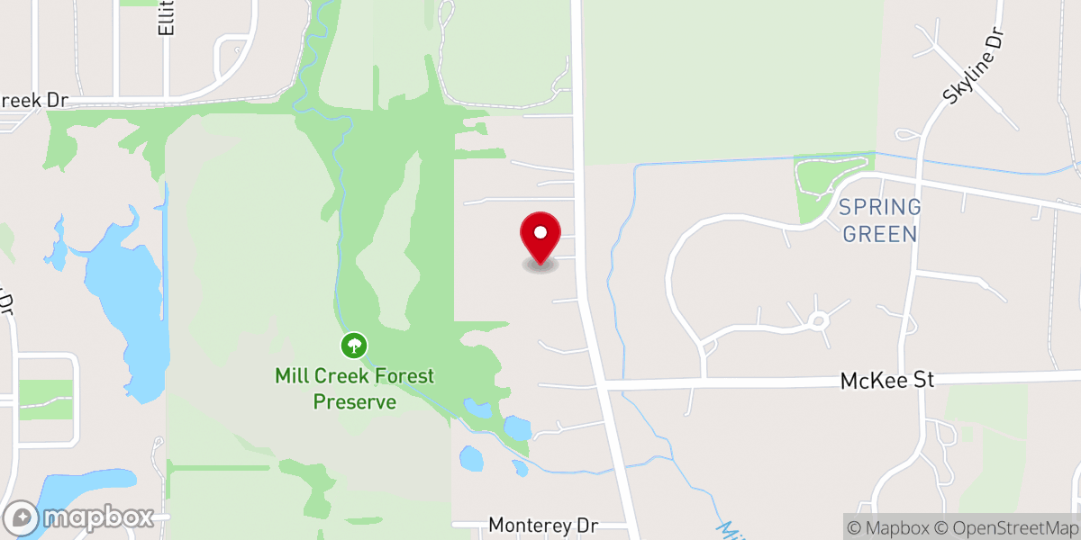 Map showing location of Ascension Lutheran Church – CLC