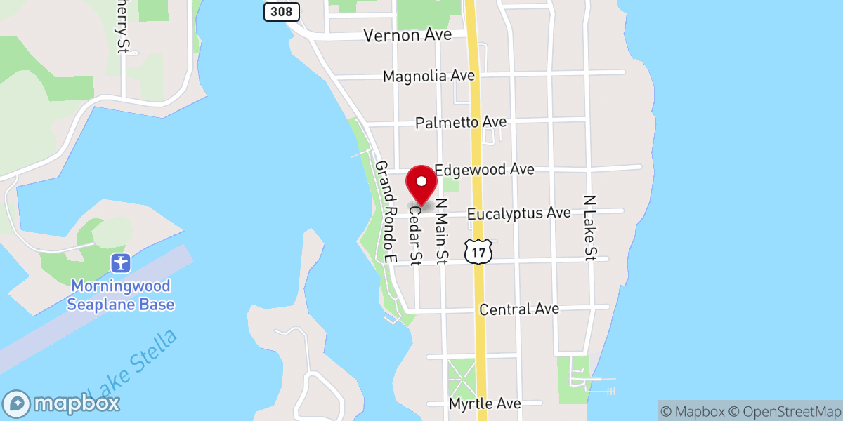 Map showing location of Union Bethel AME Church