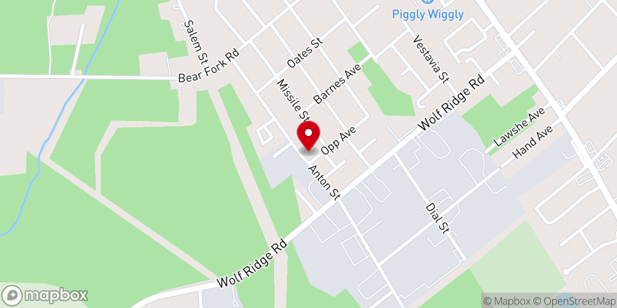 Map showing location of Pentecostal Deliverance Ministry Inc