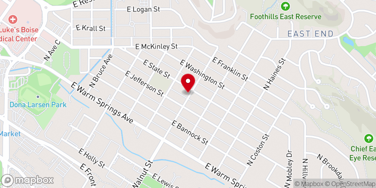 Map showing location of Bread of Life Fellowship