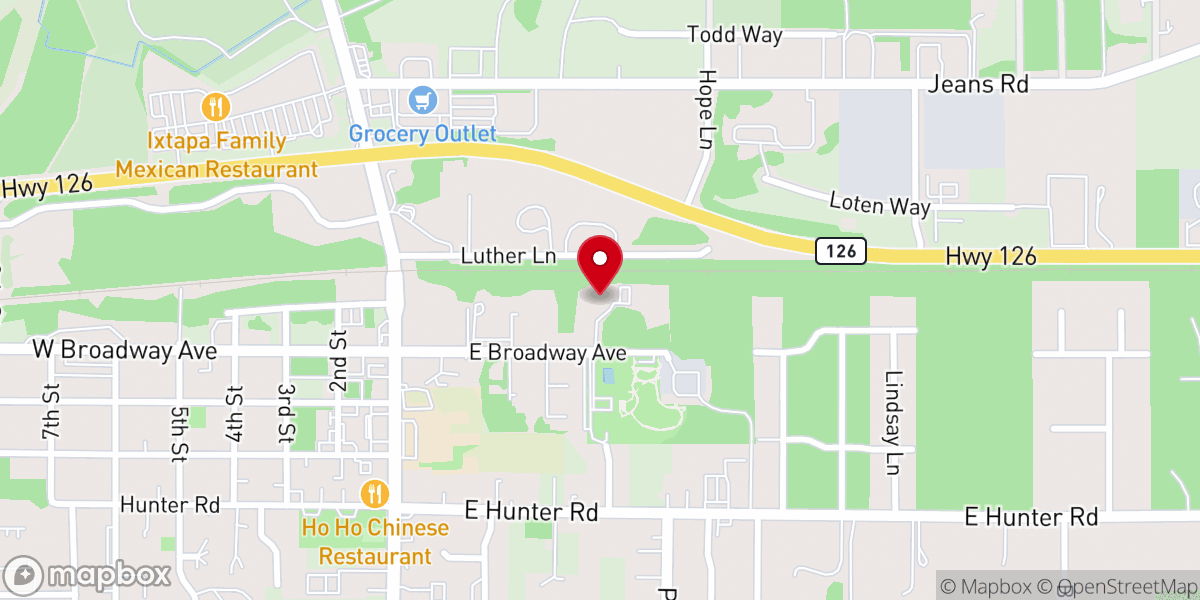Map showing location of St. Catherine of Siena Catholic Church