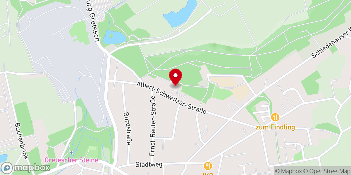 Map showing location of Ev.-luth. Petruskirche, Ev.-luth. Apostel-Gesamtkirchengemeinde Osnabrück