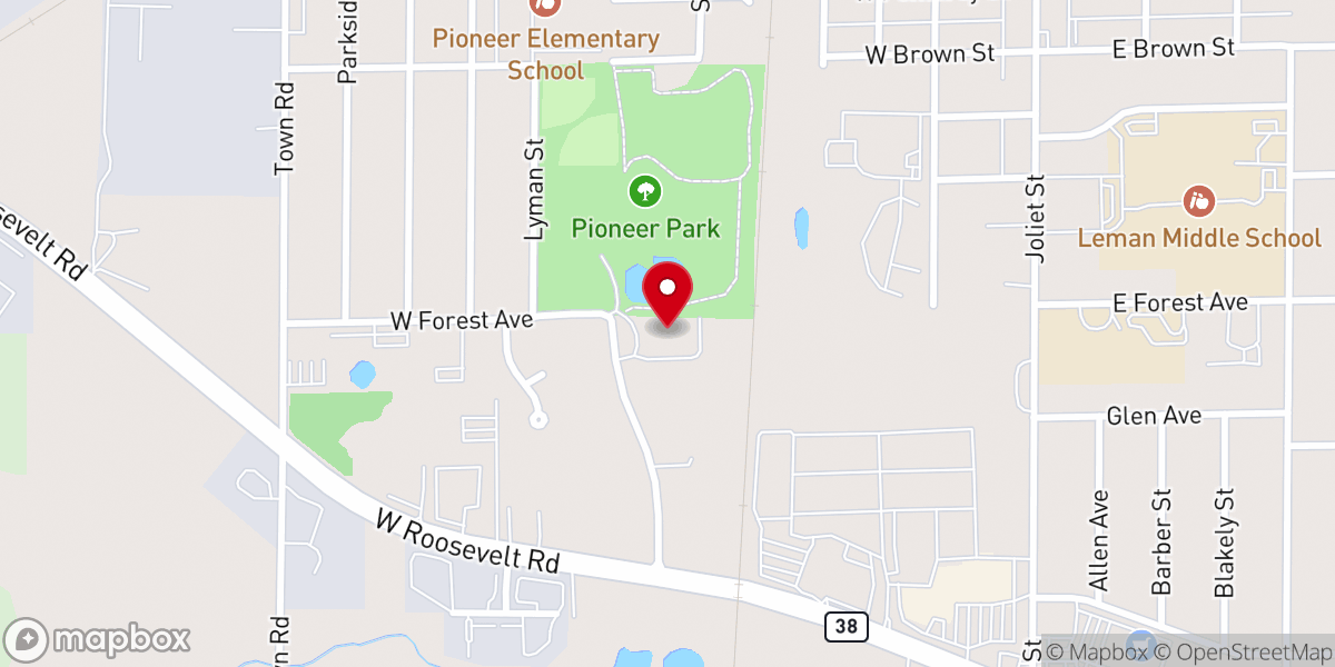Map showing location of Educare of West Dupage