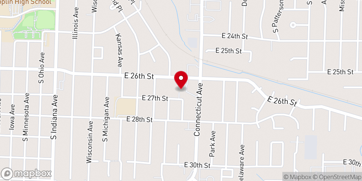 Map showing location of Immanuel Lutheran Church