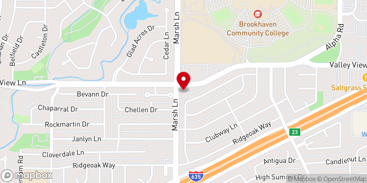 Map showing location of Royal Haven Baptist Church