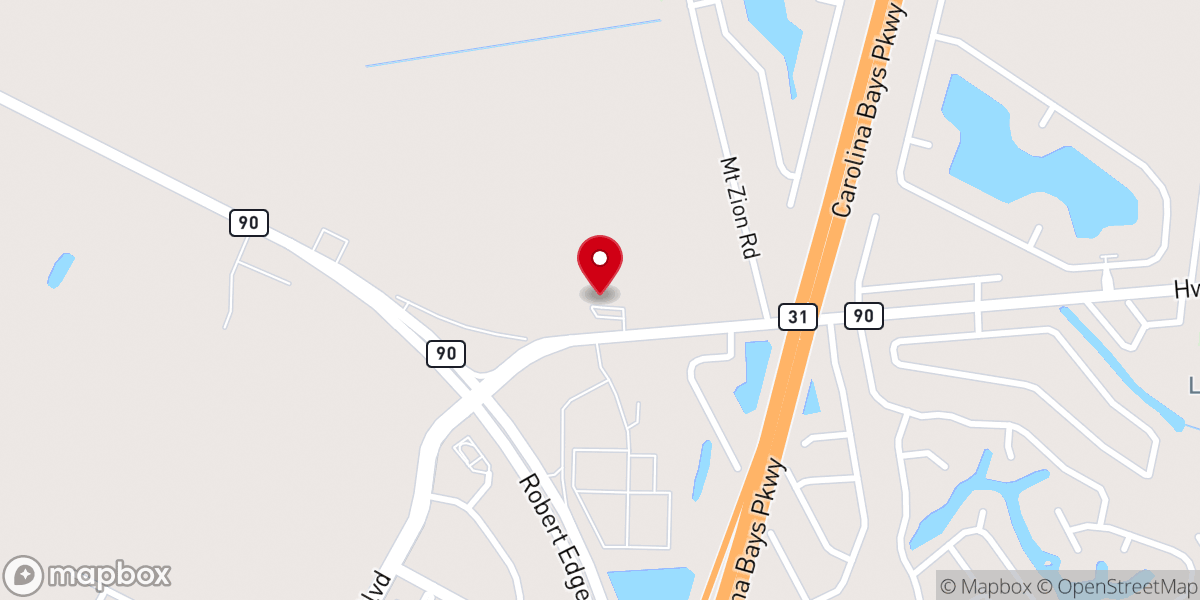Map showing location of Faith Wesleyan Church