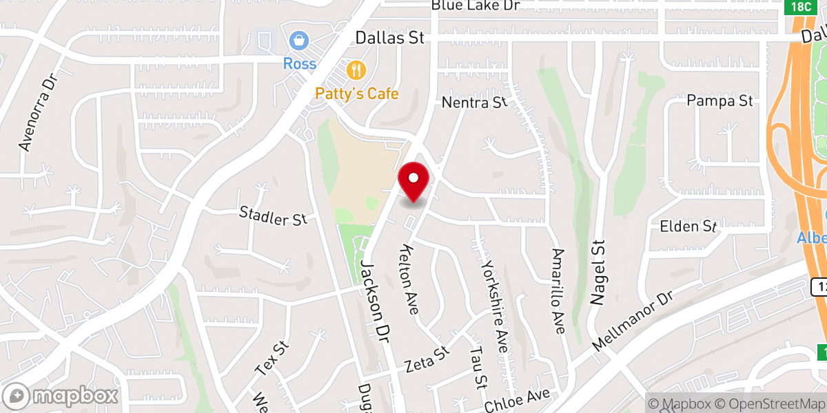 Map showing location of The Table: United Church of Christ of La Mesa