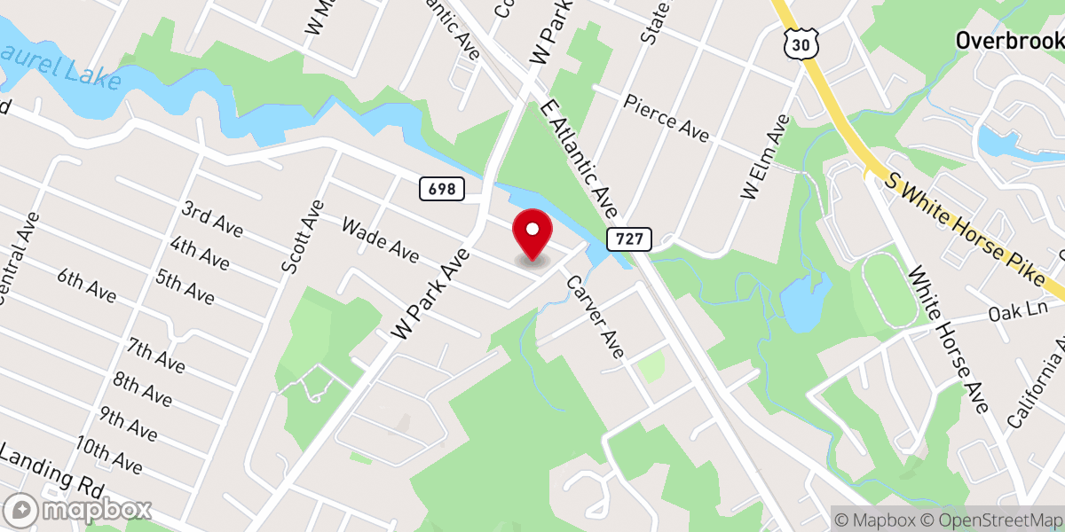 Map showing location of Garden Lake Bible Church