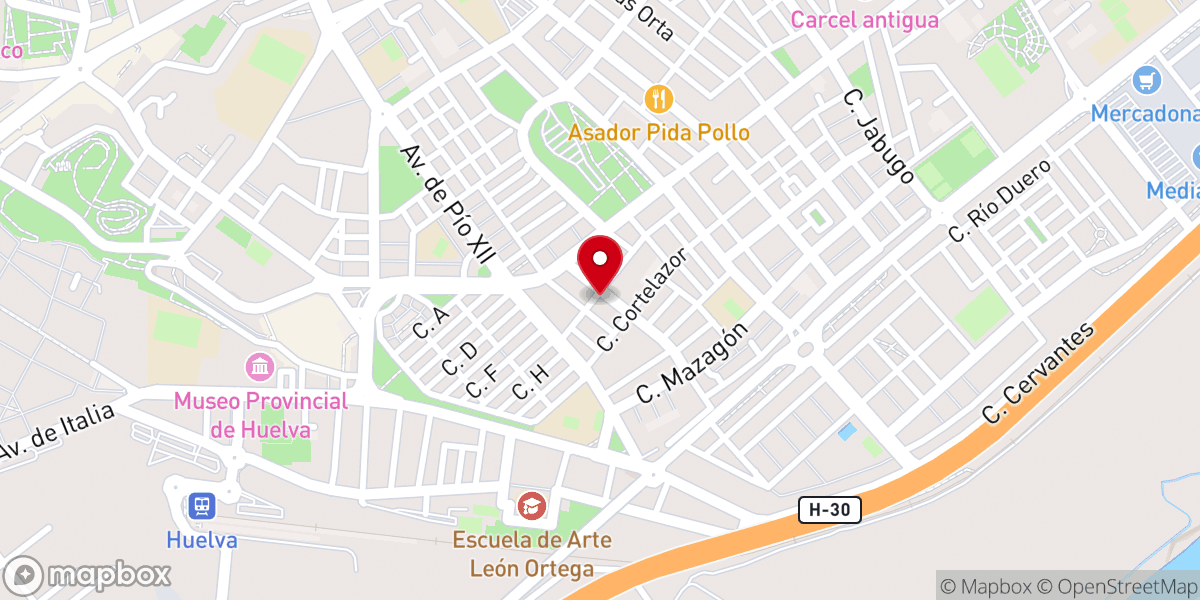 Map showing location of HERMANDAD DE LA VICTORIA