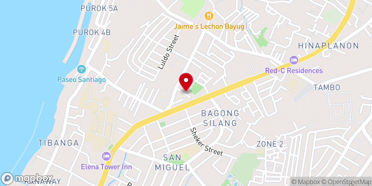 Map showing location of METROPOLITAN HERITAGE BAPTIST CHURCH OF ILIGAN CITY