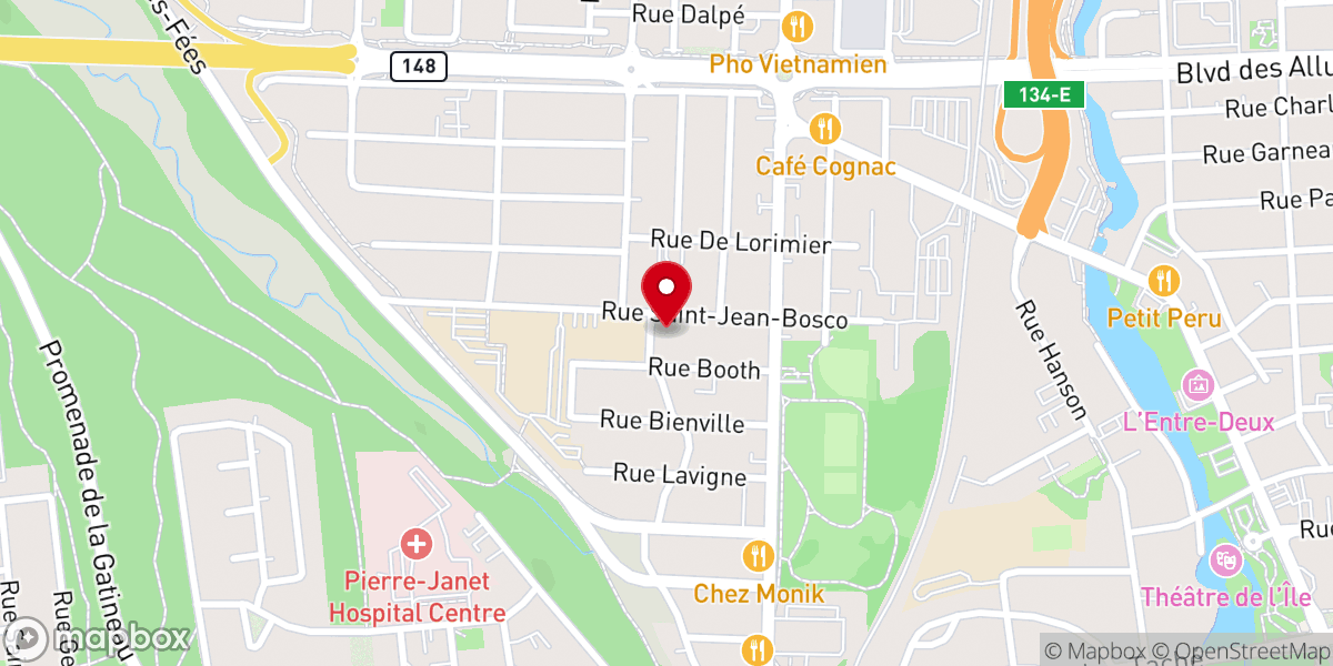 Map showing location of Église Orthodoxe Roumaine Sainte Marie