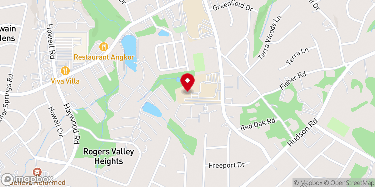 Map showing location of Mitch Marsh Ministries