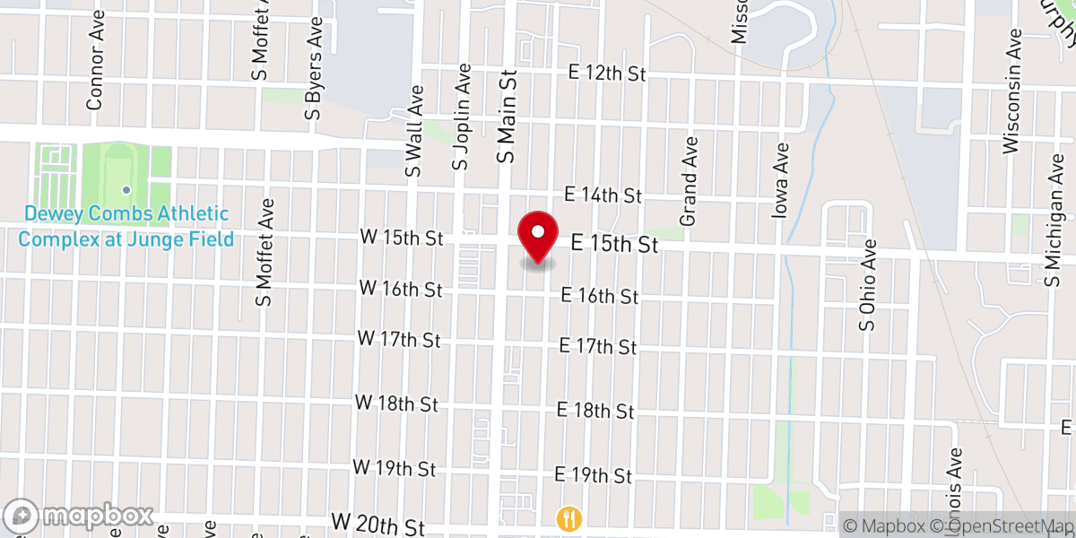 Map showing location of Grace Chapel Outreach