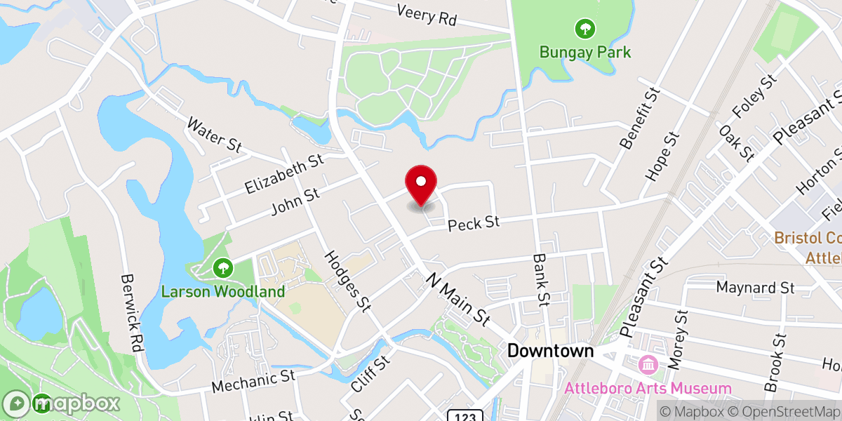 Map showing location of Saint John the Evangelist Church