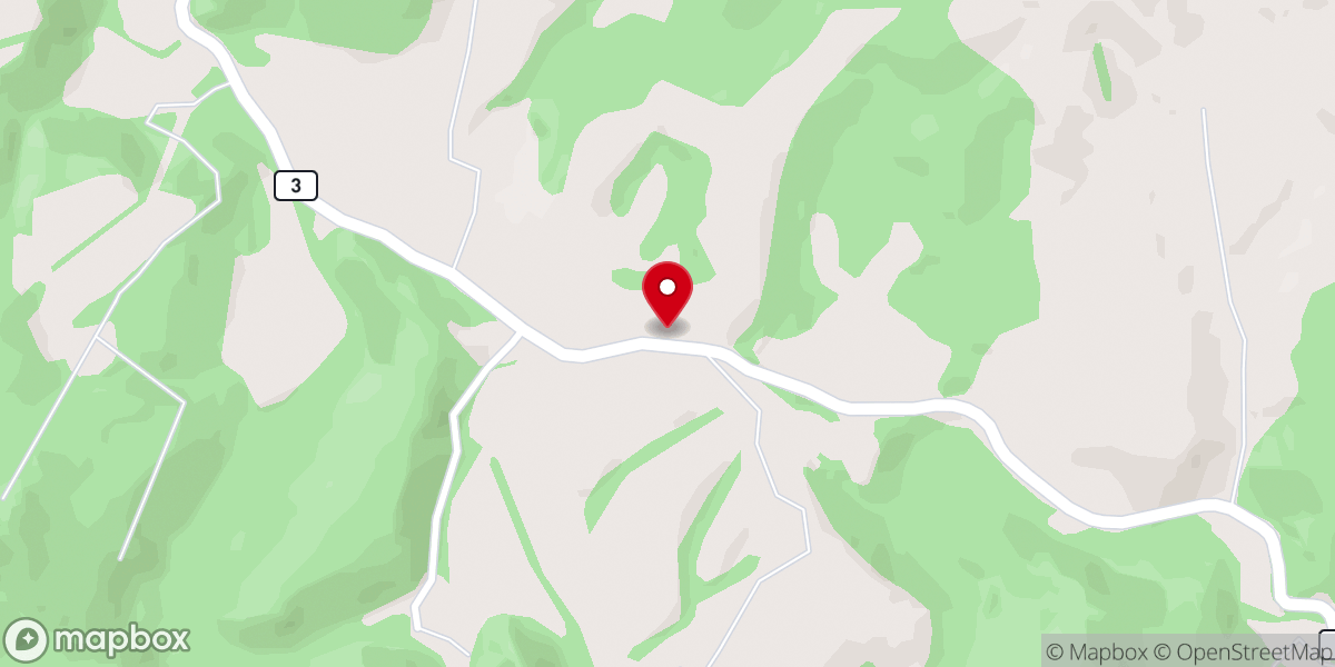 Map showing location of Wolf Creek Methodist Church