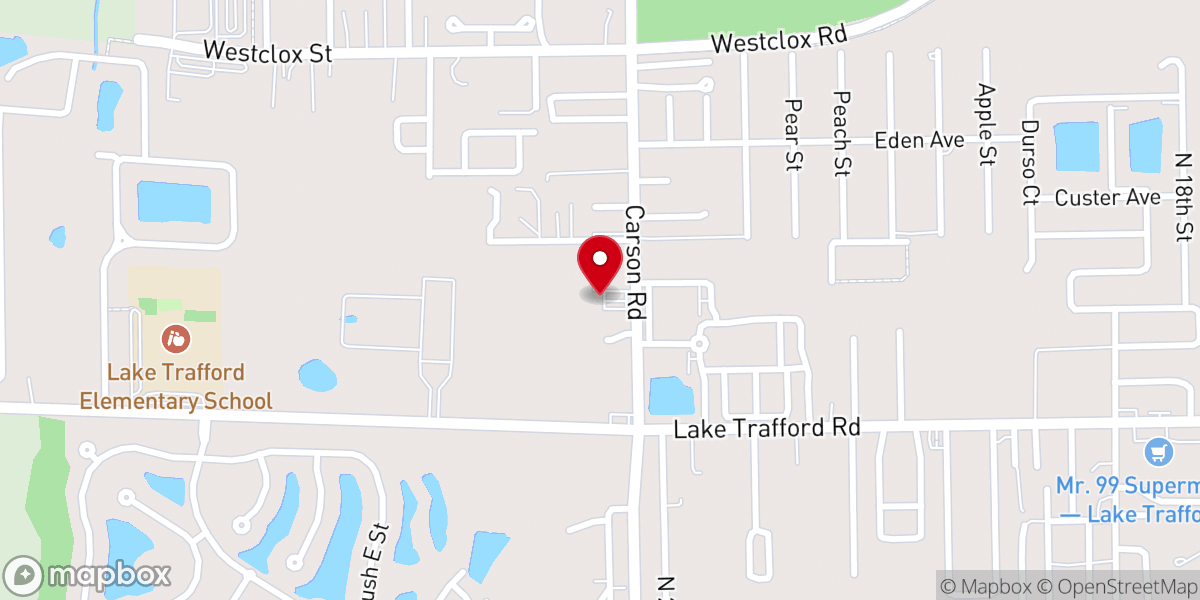 Map showing location of Immokalee Church of the Nazarene