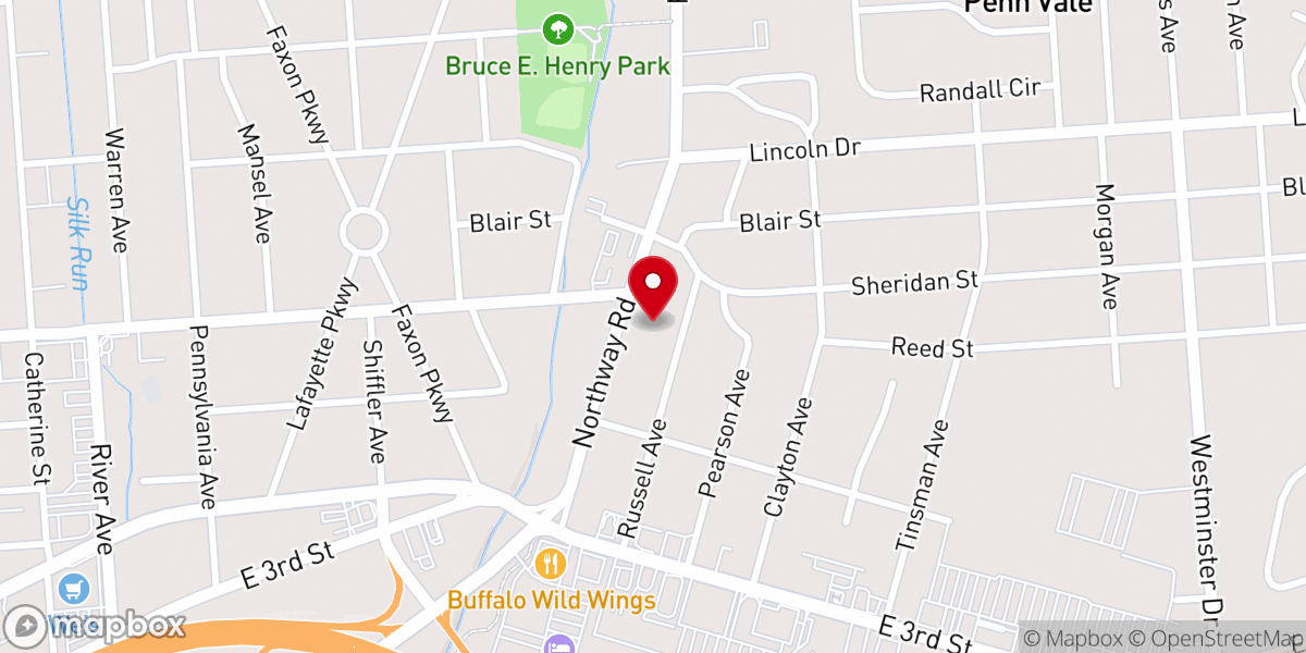 Map showing location of The Parishes of Saint Ann & Saint Boniface Parish Office & Rectory