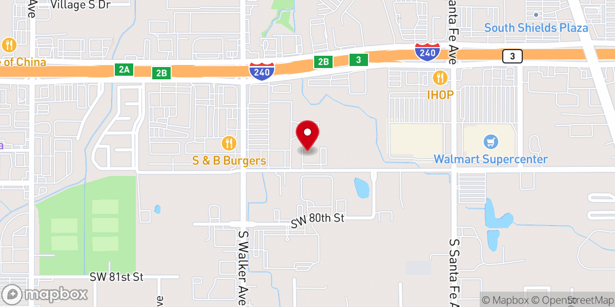 Map showing location of Apostolic Faith Tabernacle