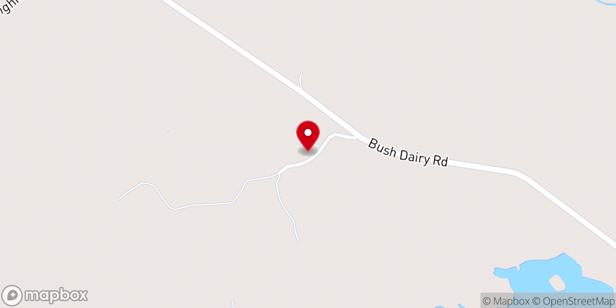 Map showing location of West Pleasant Grove Church