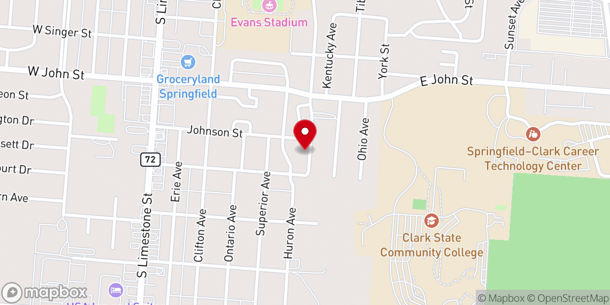 Map showing location of Original Church of God