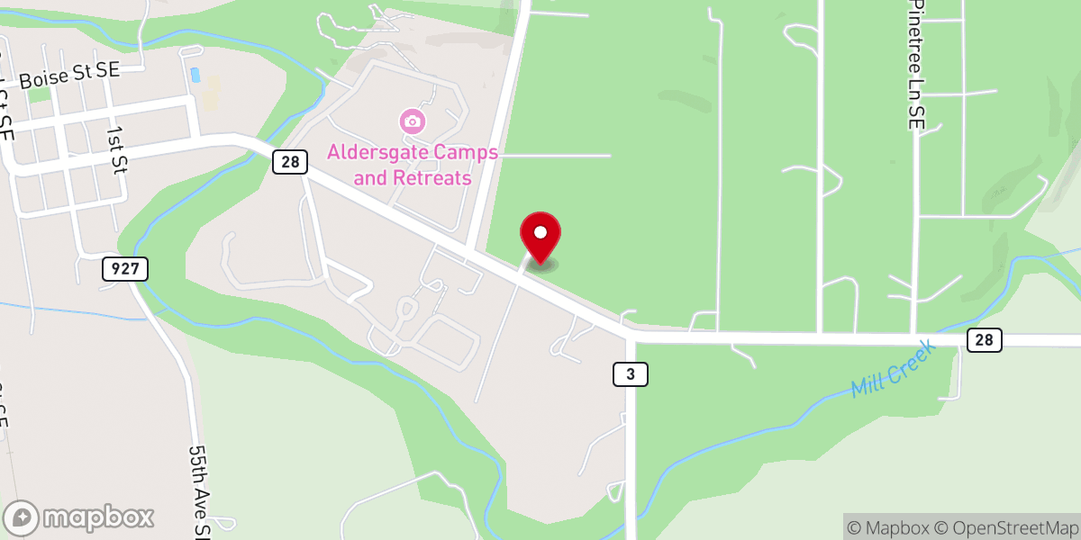 Map showing location of Turner Church of God